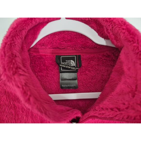 The North Face Women’s Osito Slate Dark Rose Zip-Up Jacket Medium - Picture 6 of 8